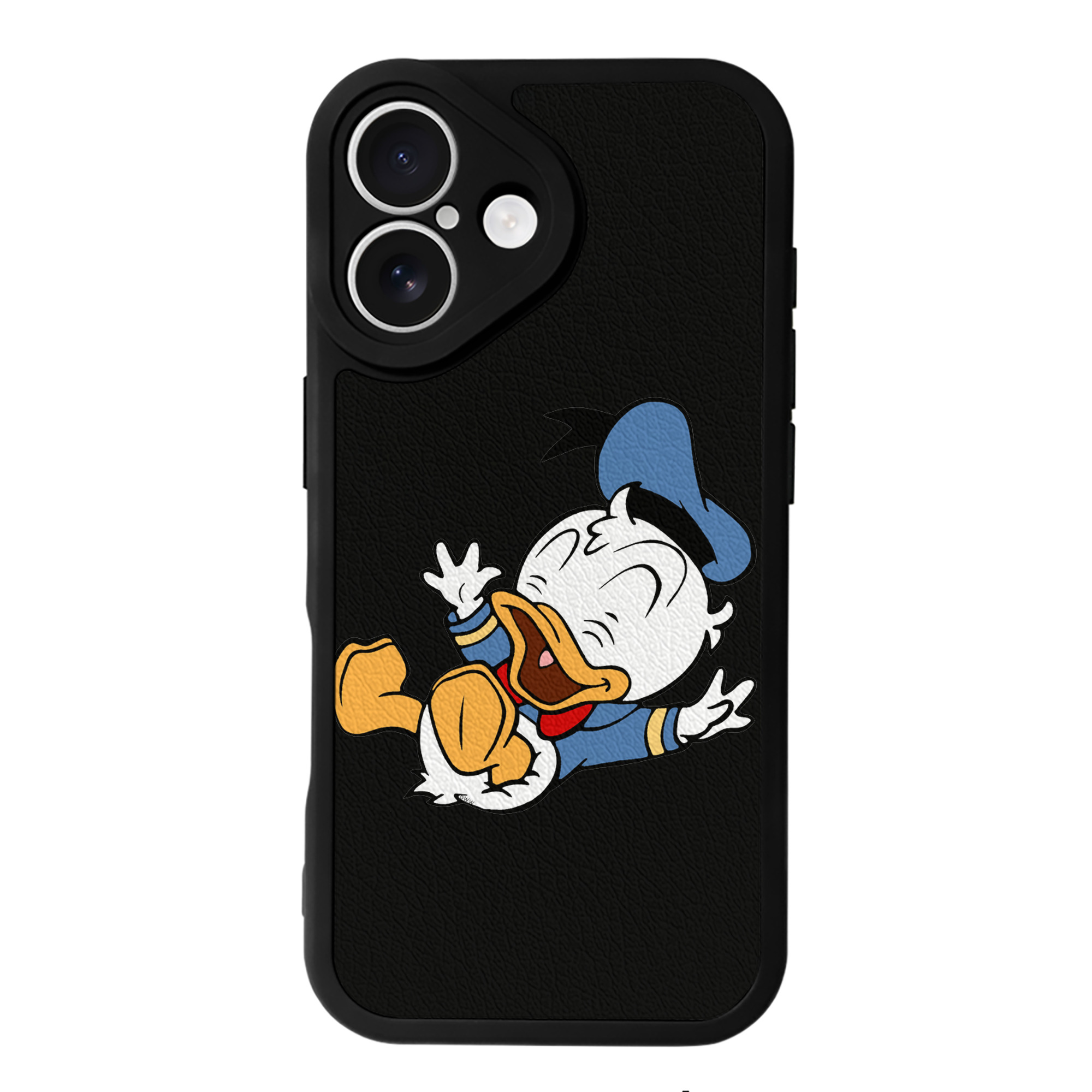 （画像用） ミッキーマウス Mickey Mouse 【iPhone 16シリーズ対応】シリコンスマホケース（レザー調） 材質：シリコン